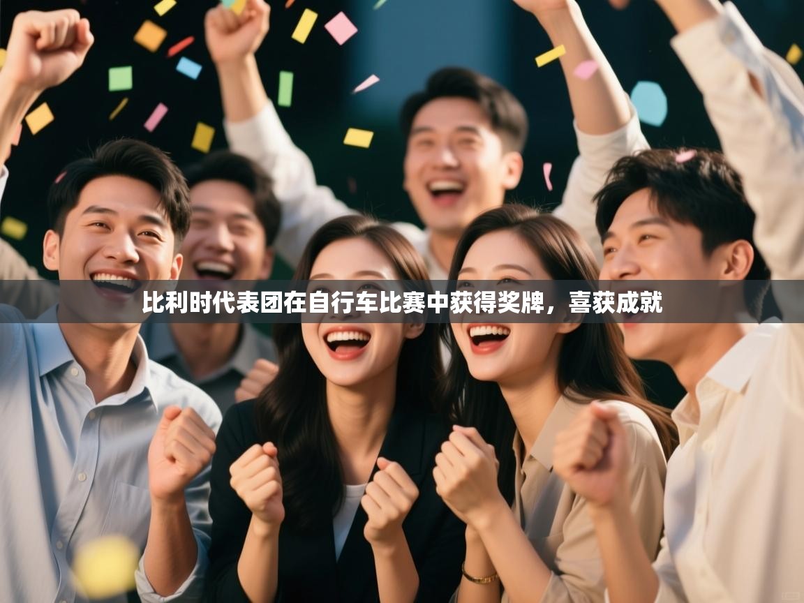 比利时代表团在自行车比赛中获得奖牌，喜获成就